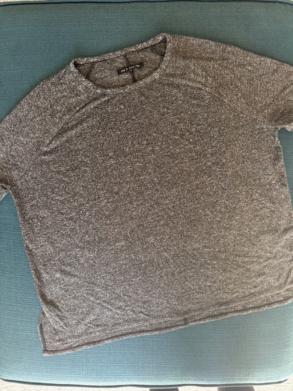 Rag & Bone Heather Gray Short Sleeve Crewneck Tee